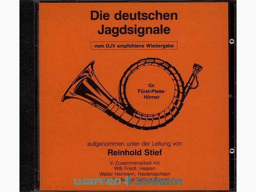 Die deutschen Jagdsignale - CD Reinhold Stief