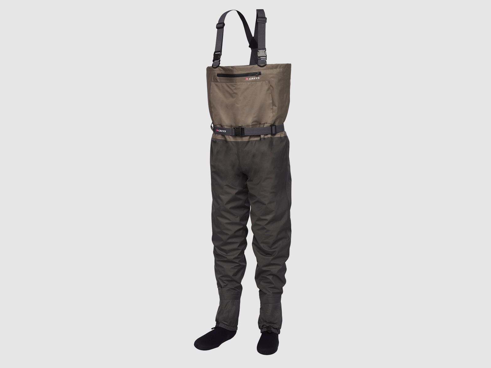 Greys Tail atmungsaktive Stocking-Foot-Wathose mit Fußsocke - XXL 45-47