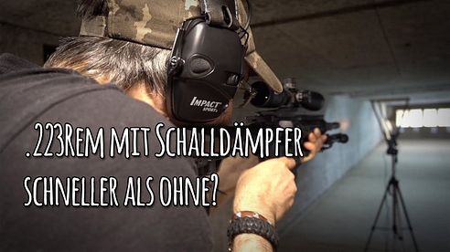 .223 Remington mit Schalldämpfer schneller als ohne? Chrony Test! - Let's Shoot #139