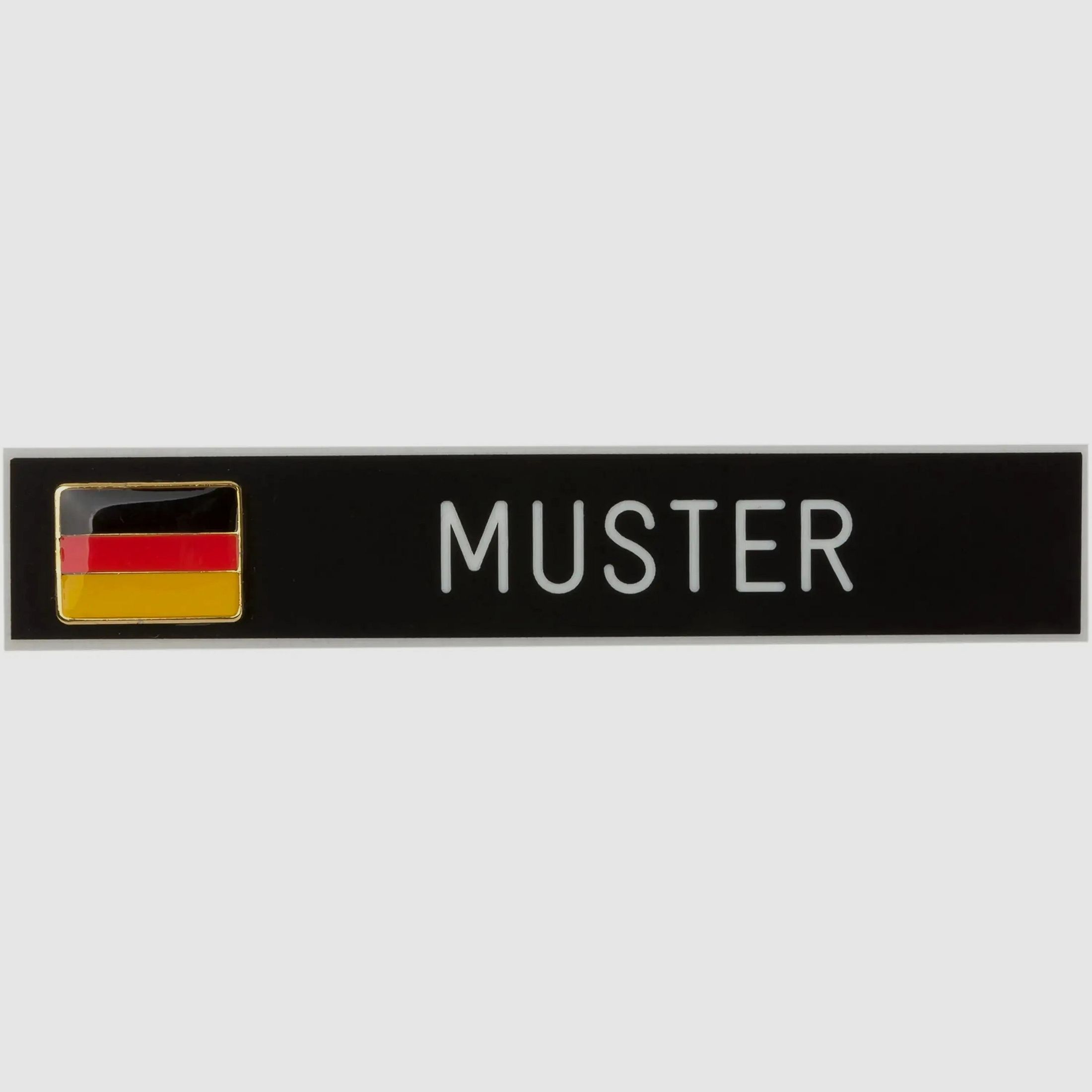 ASMC ASMC Namensschild Kunststoff Deutschlandfahne