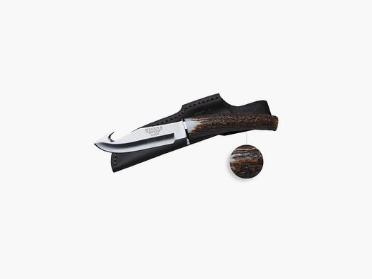 Coltello da caccia skinner lama di 11 cm manico in cervo