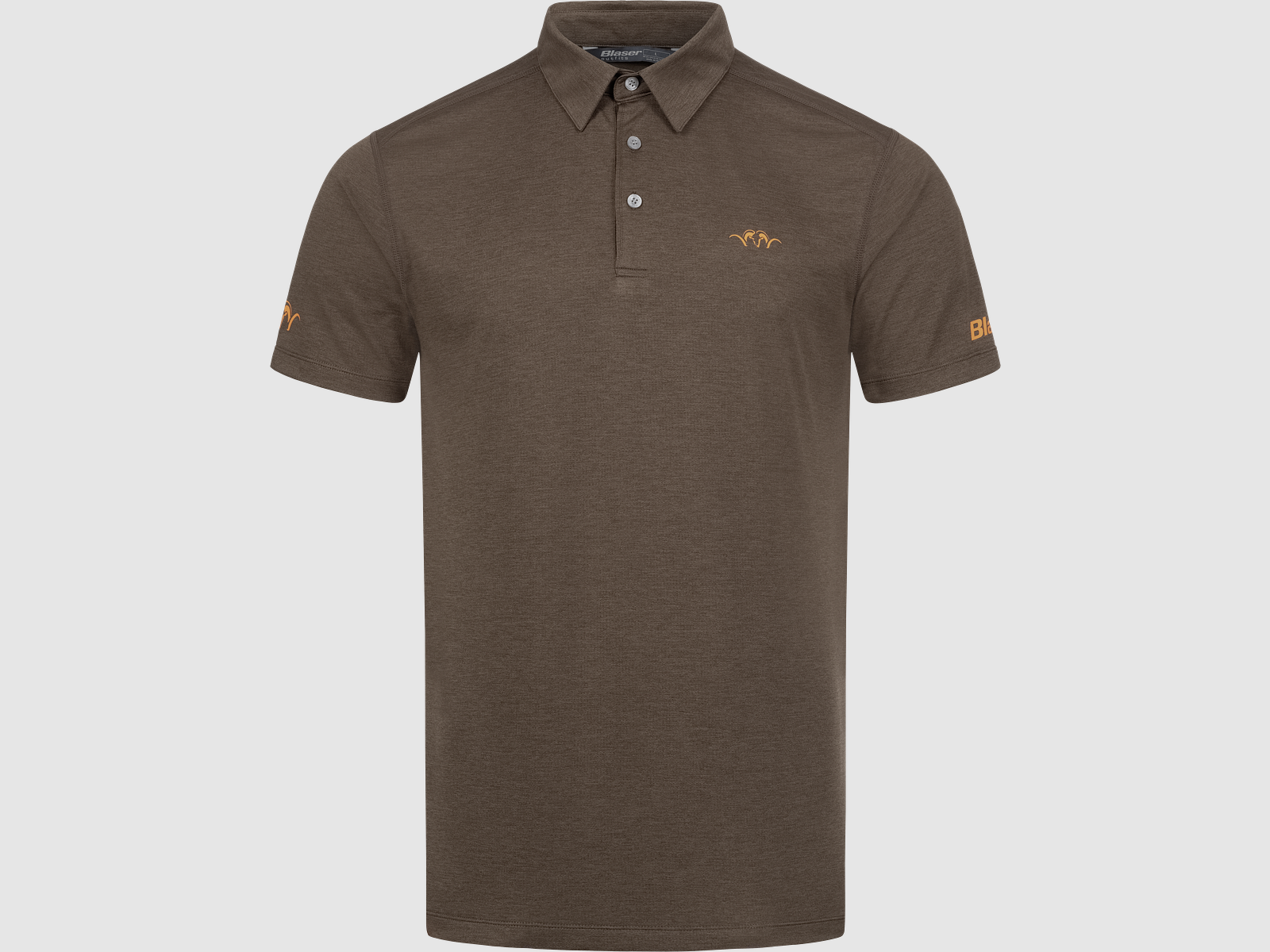 Herren Competition Polo Shirt Dunkelbraun Dunkelbraun XXL