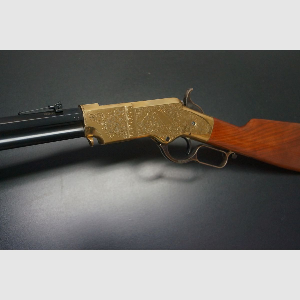 Uberti 1860 Henry Rifle Gravé à la Main 44-40, image 9 sur 10