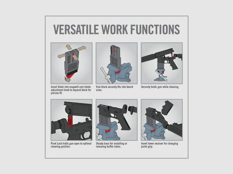 Real Avid Smart-Fit AR15 Vise Block, Bild 2 von 3