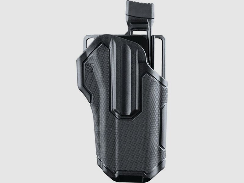 BLACKHAWK OMNIVORE MULTIFIT HOLSTER BLACKHAWK STREAMLIGHT TLR 1 & 2 RIGHT HAND, BLACK/TAN