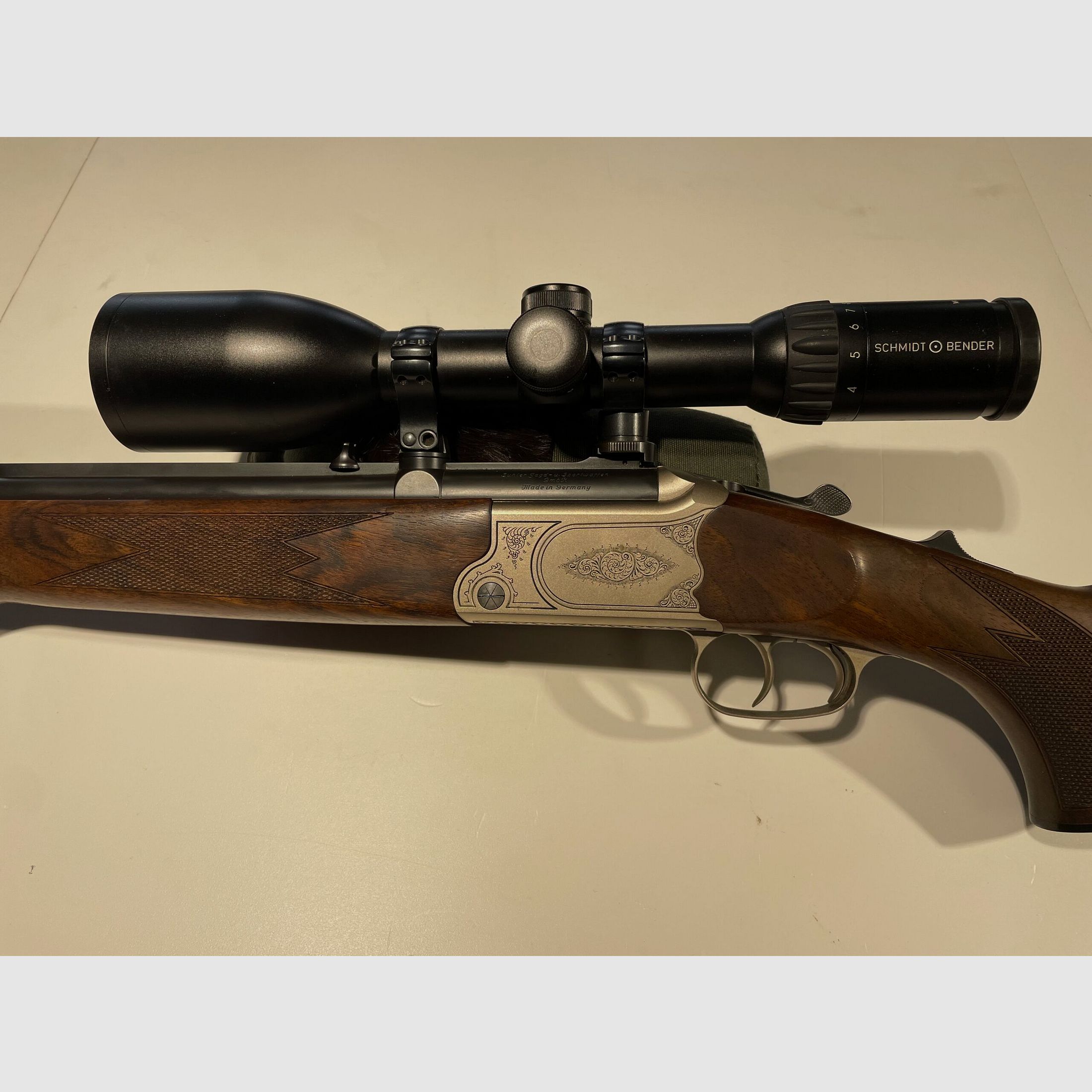 Merkel dubbele buks B2, kal. 5,6x50R Mag. & .30-06 Spr., afbeelding 2 van 4