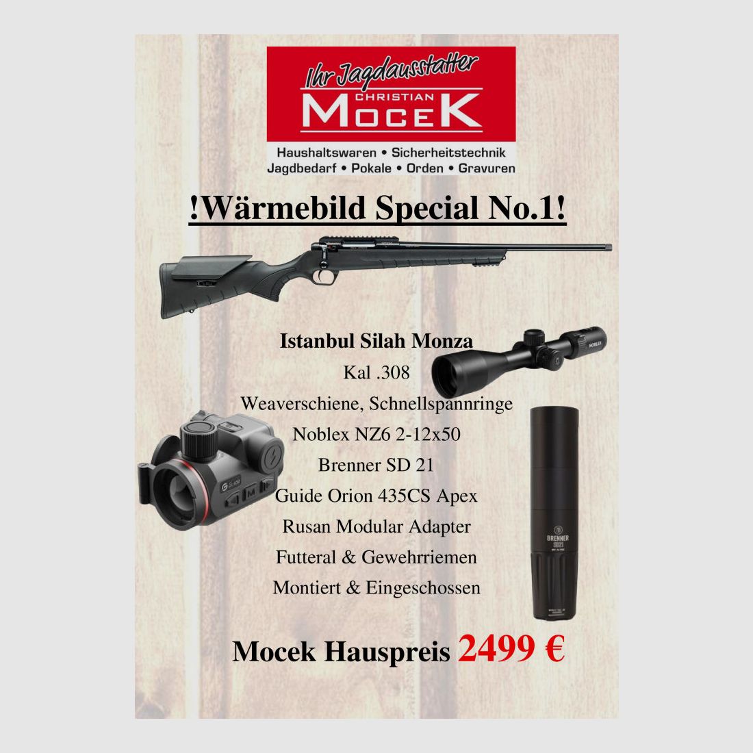 Istanbul Silah Monza, mit Noblex NZ6 2-12x50, Bild 1 von 2