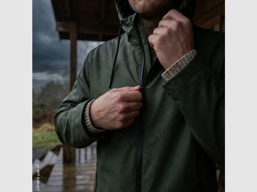 Gabion Unlimited Top GU Jacke grün wasserabweisend und winddicht, Bild 7 von 8