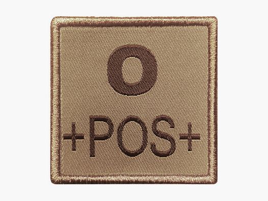PATCH SANGUIGNO O POSITIVO TAN