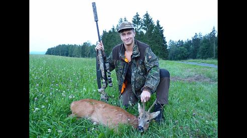 Blattjagd auf Rehböcke / Rutting roebucks / Chasse au brocard