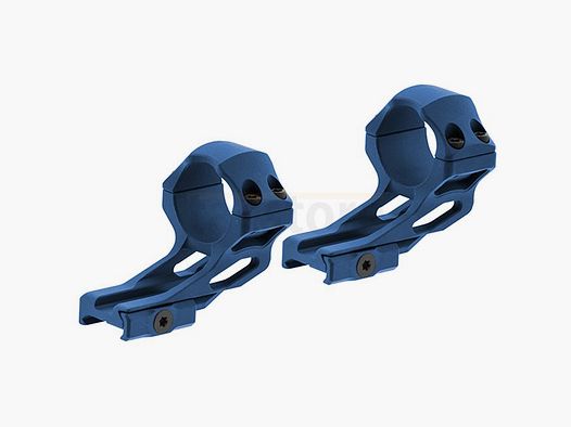 Leapers Accu-Sync 30mm High Profile 37mm Offset Rings - Blue