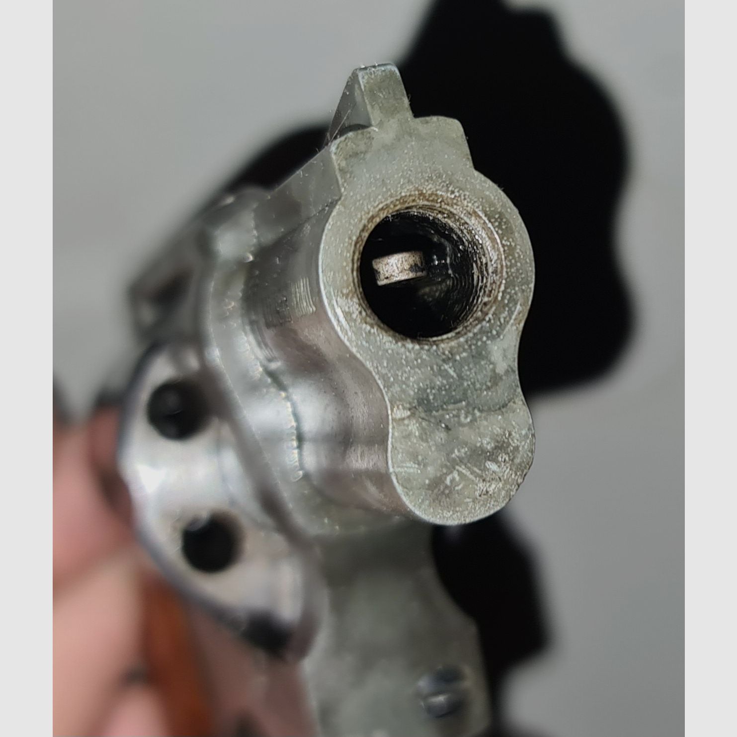 REVOLVER UMAREX ALFA 2 / cal. 9mm / PTB 593 / SCHRECKSCHUSS GAS PISTOLE SILVESTER SELBSTVERTEIDIGUNG SAMMLER ohne ZUBEHÖR 