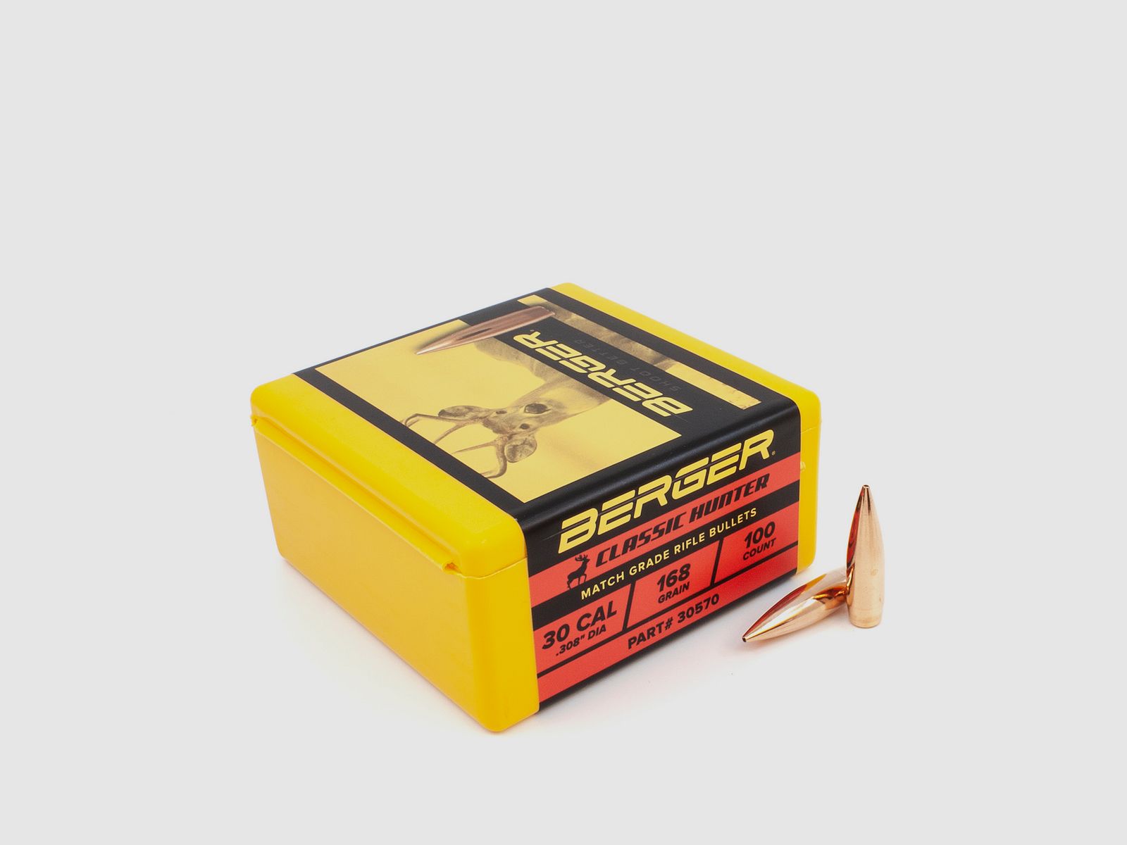 Proiettile Berger .30 Classic Hunter 168GR 100 Pezzi