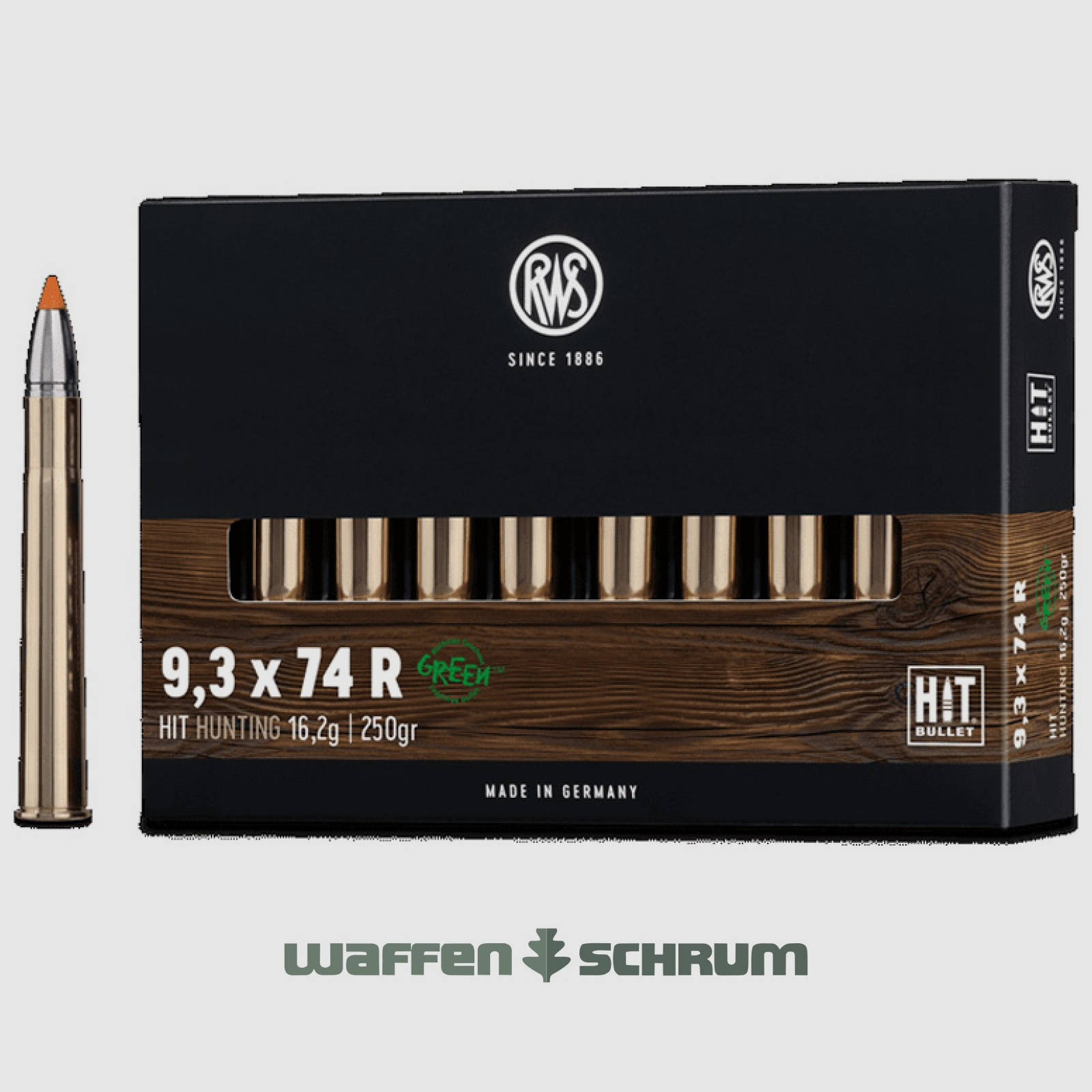 RWS HIT 16,2g - 250gr 9,3x74R
