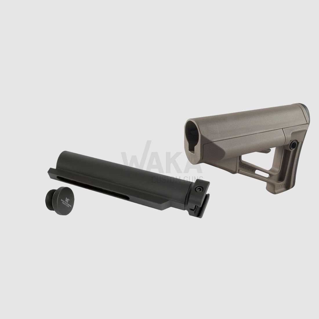 Magpul STR Kit auf NAR, FDE braun