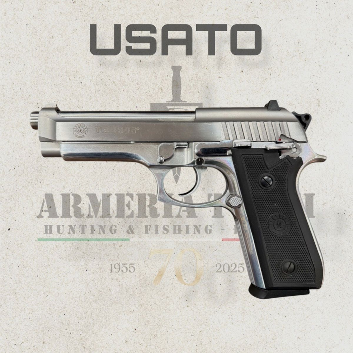 GEBRAUCHT – PISTOLE – TAURUS MOD. PT 92 AFS Kal. 9×21, Bild 1 von 3