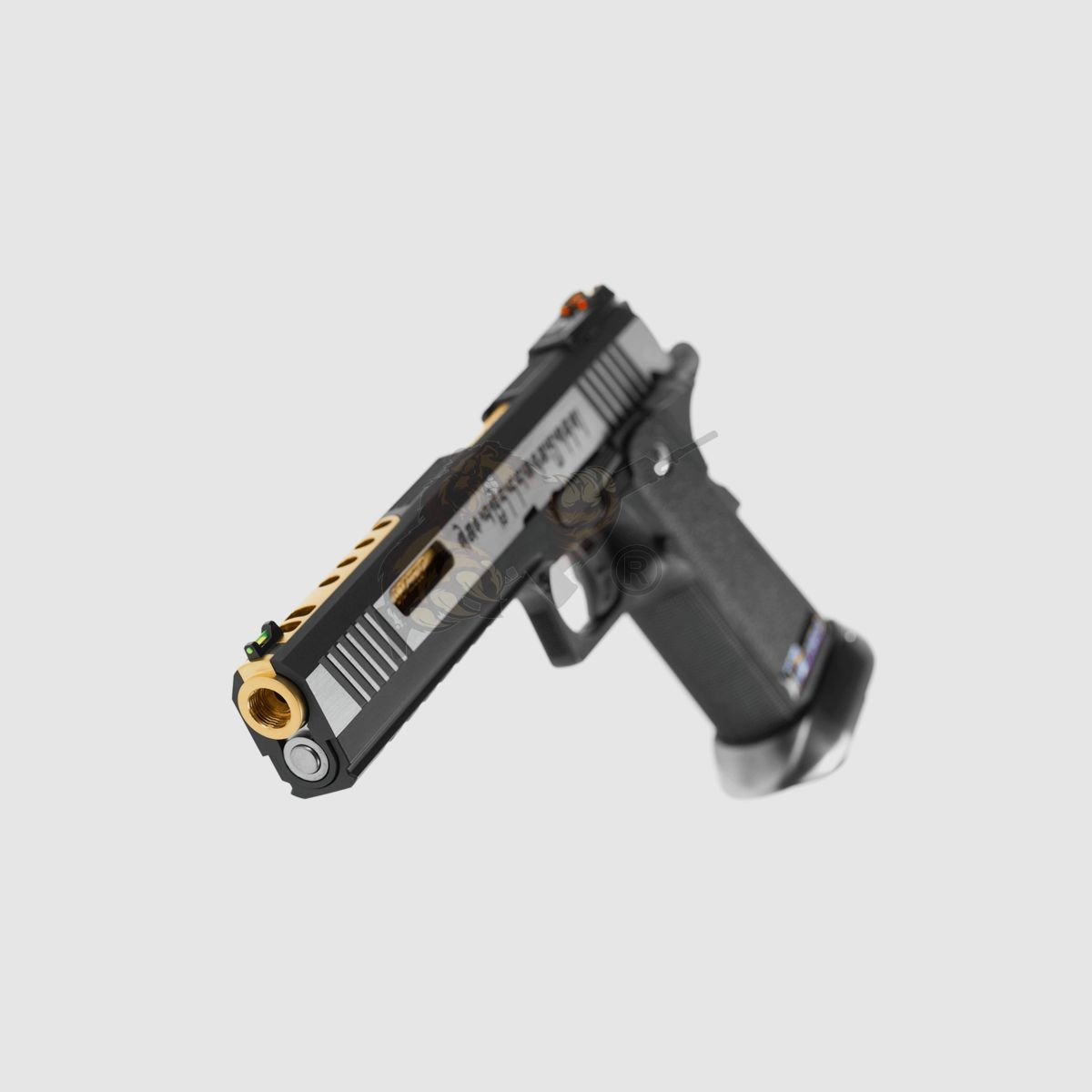 WE Hi-Capa 6 Force A Gold Barrel Full Metal GBB -F-