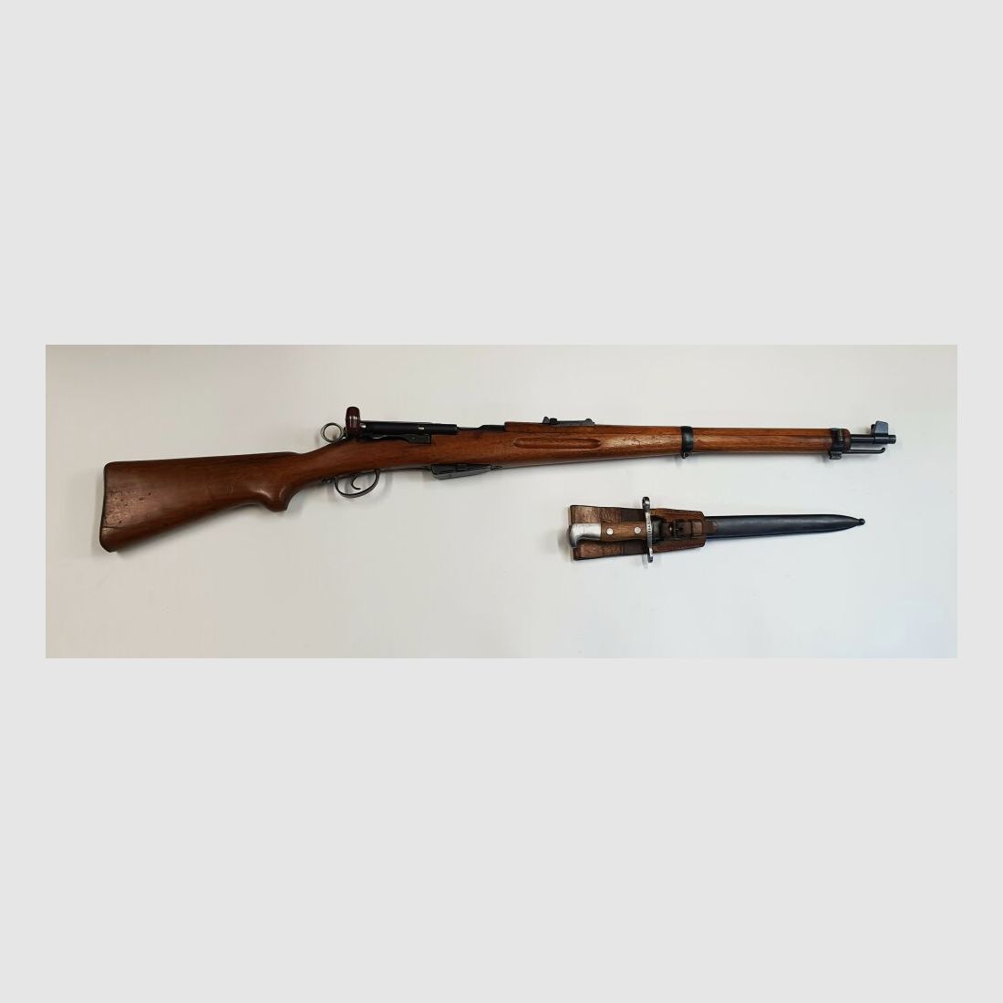 Waffenfabrik Bern Repetierbüchse Waffenfabrik Bern Schweizer K11 Kaliber 7,5x55swiss komplett nummerngleich + Bajonett