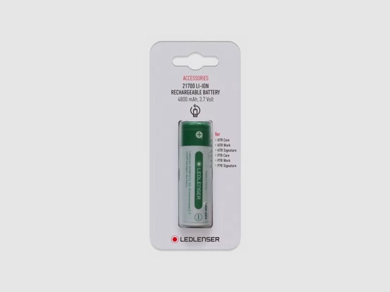 Led Lenser Batería recargable 21700 Li-ion 4800 mAh, imagen 4 de 5