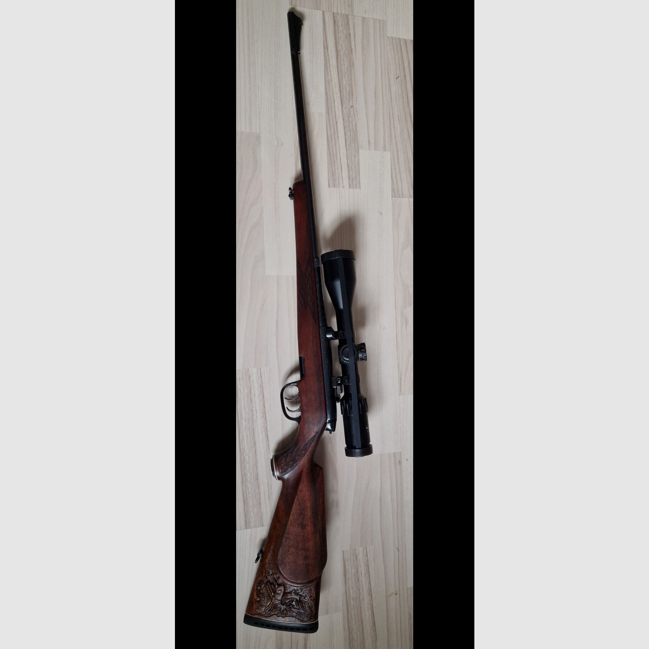 Steyr Mannlicher SL 5.6x50 Magnum with 3-15x50 Meopta illuminated reticle in top condition