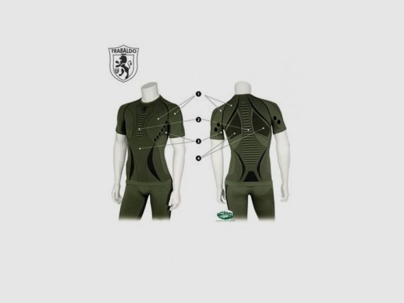 TRABALDO T-Shirt intim grün Modell M/M