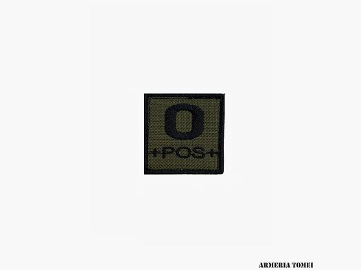 PATCH – 0 POSITIVO (0+) (VERDE)