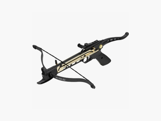 Armbrustpistole Cobra 80 Lbs Metallkorpus mit drei Pfeilen