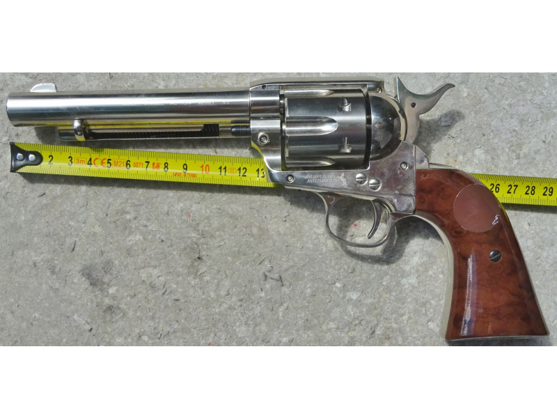 CO2-Revolver Colt Single Army in Stainless
