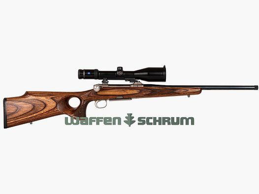 Heym SR 30 Edelstahlsystem .308Win , ZF Zeiss HT 3-12x56 Abs. 60 bel., Heym SM, , zusätz. 5er u. 8er Magazin (Stahl), Gewinde:M15x1, LL:51cm