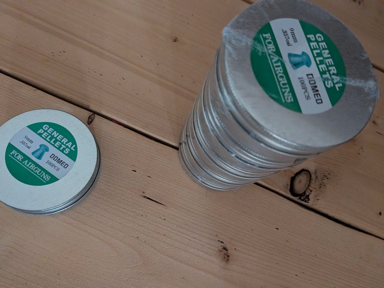 7x Dosen General Pellets 9mm (.35) Domed – fast 700 Schuss (5x Versiegelt!)
