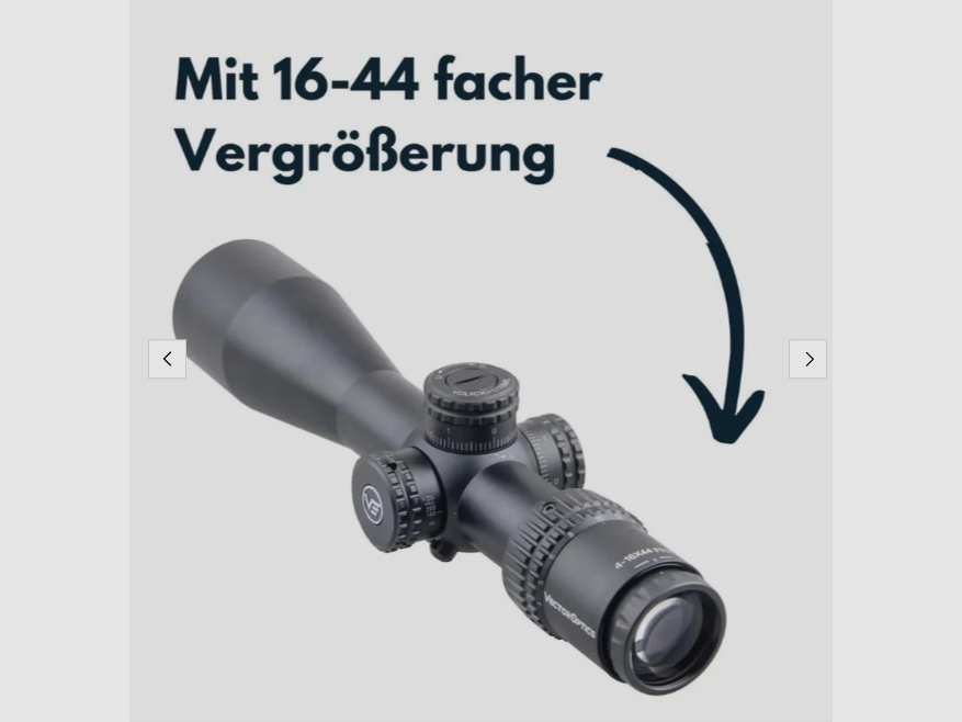 Vector Optics SCFF-22 Veyron Zielfernrohr 4-16x44FFP - Montage für 21mm Picatinny/Weaver