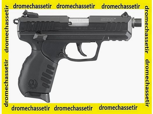 PISTOLE Ruger SR22 Kal. 22LR 1 MAGAZIN 10 SCHUSS 3,5" FIL1/2-28" 3604