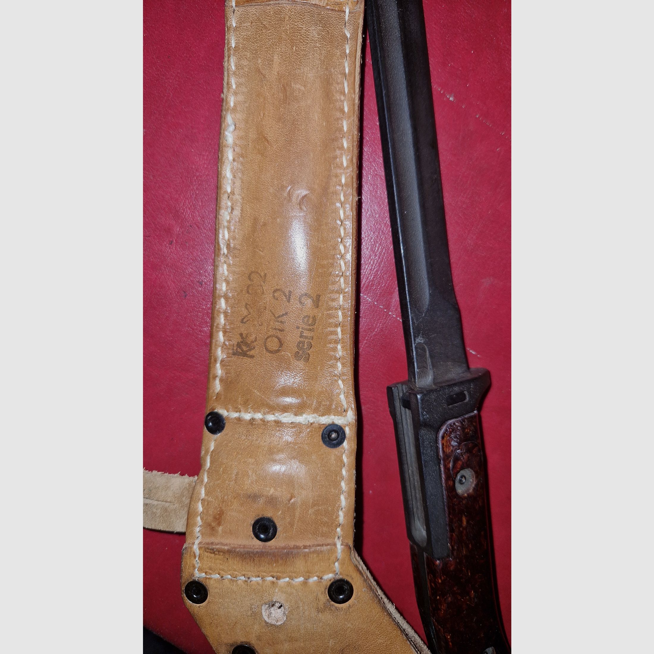 BAJONET TSCHECHISCH SAMOPAL BODAK RPD / VZ61 / VZ.58 / 1958 / MESSER / TOP TOESTAND / ------>! BESCHRIJVING LEZEN ! <------ 