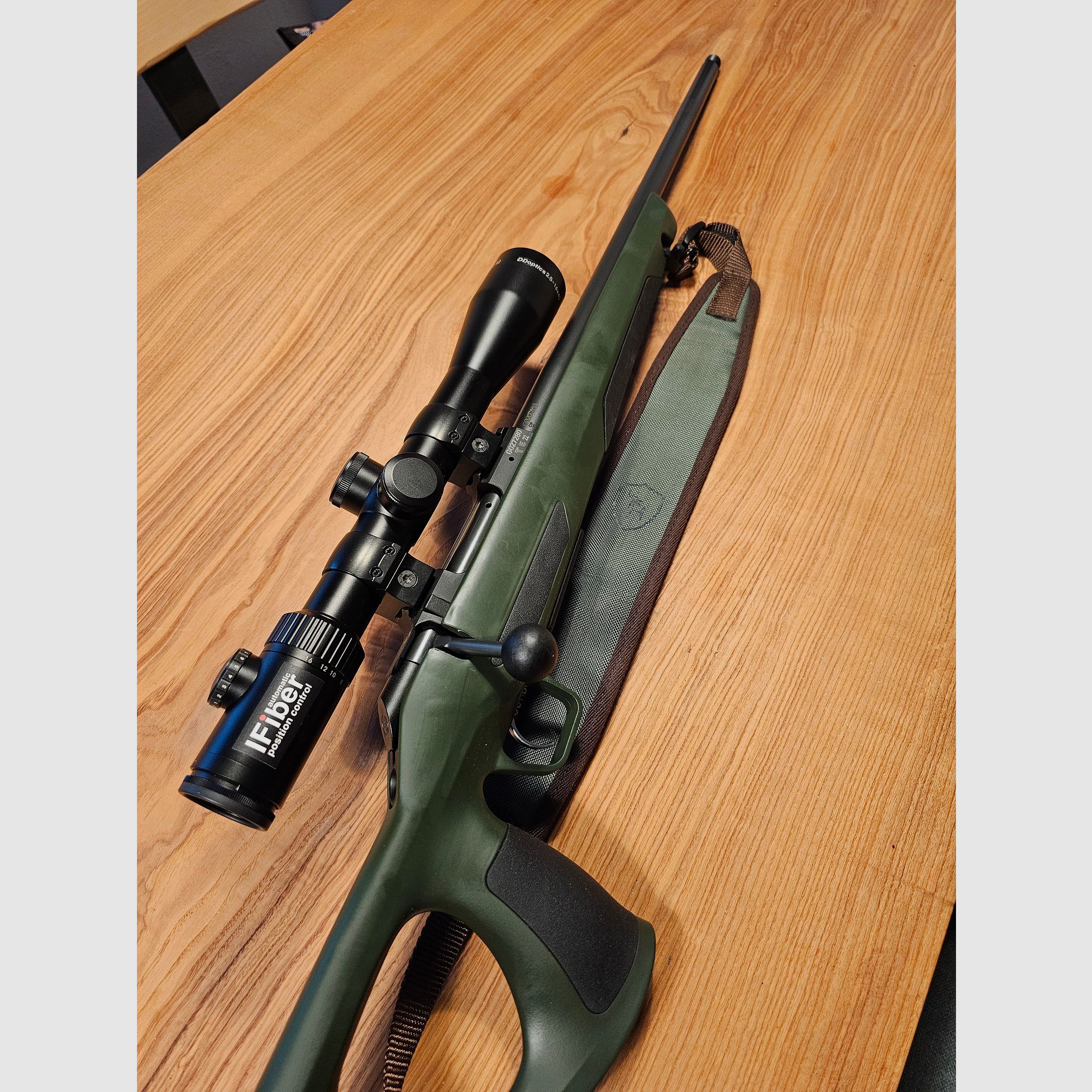 CZ 600 Ergo .223 Remington EAW montaż DD Optics 2,5-16x42 iFiber Leuchtabsehen 4AN