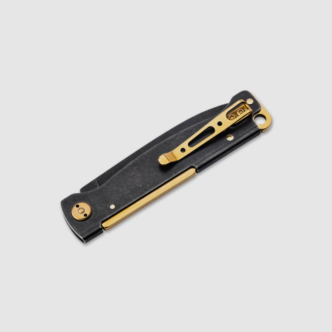Nóż Böker Plus Atlas Black Stonewash Brass, zdjęcie 4 z 6