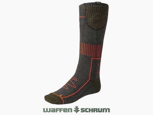 Seeland Beheizbare Socken Celsius Pine Green melange
