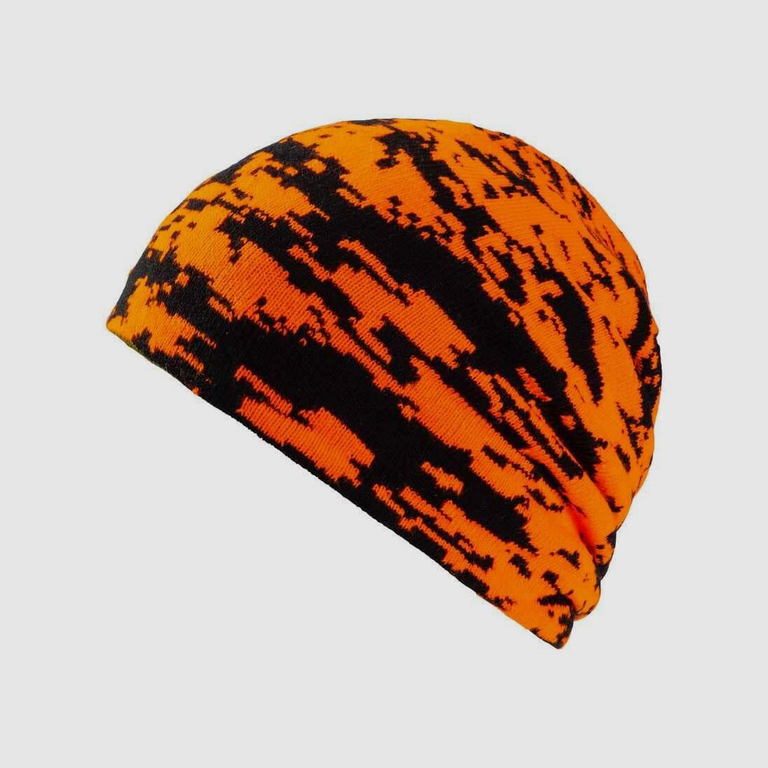 Parforce Wendestrickmütze Digitalcamo Orange/Oliv