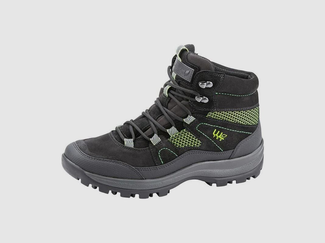 Waldläufer Damen Schnürstiefel Holly Schwarz Fichte