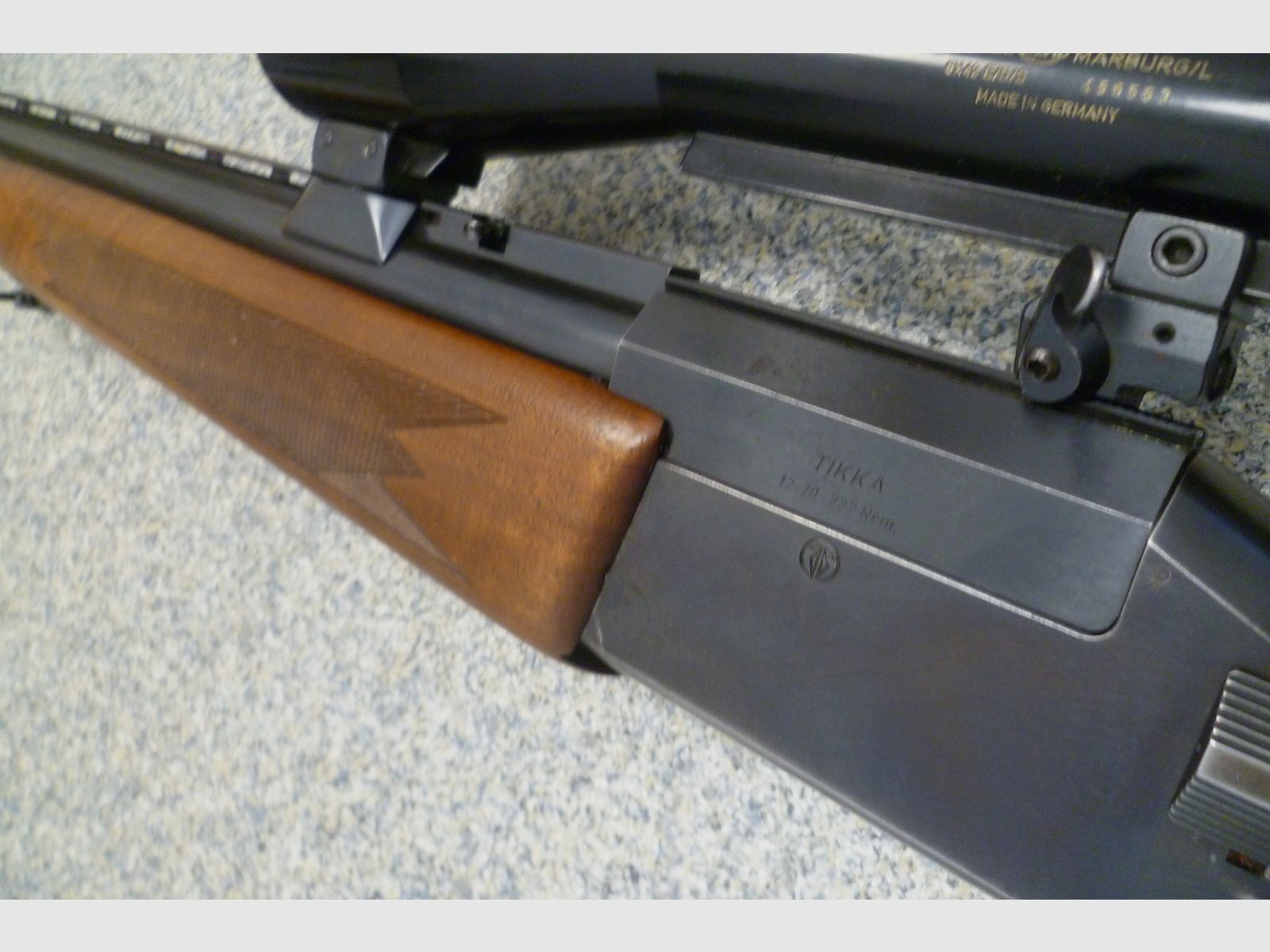 Fusil à deux coups Tikka 12/70 et .222 Rem.