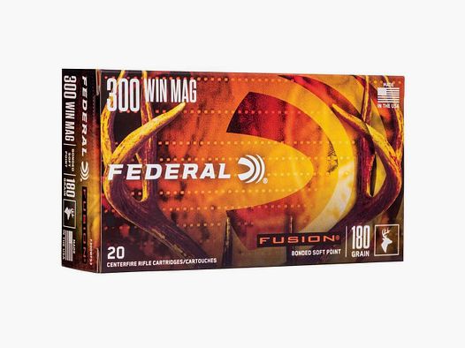 .300 Win. Mag. Fusion Int. 11,7g/180grs. Federal Ammunition