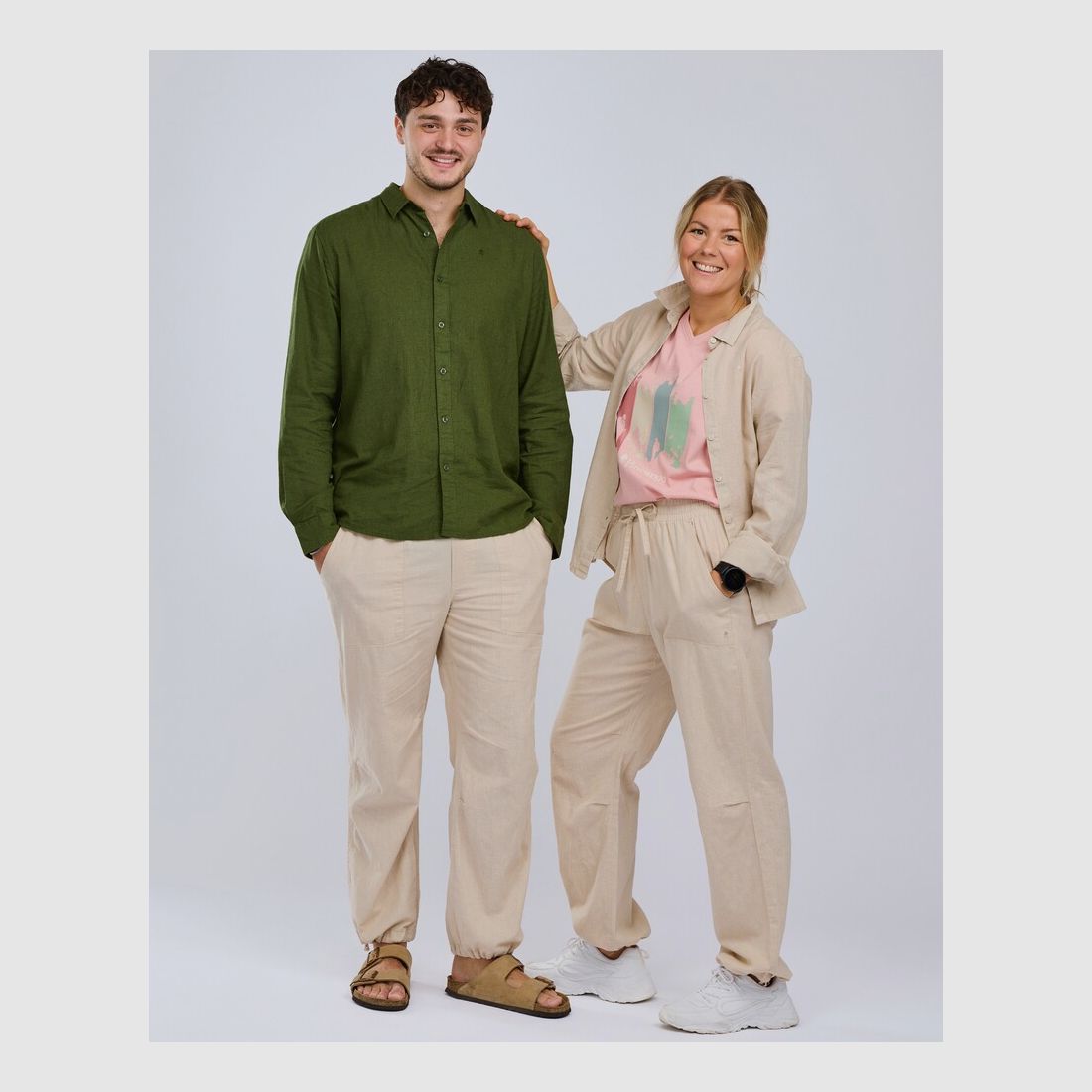 Pinewood Värnamo InsectSafe blouse (Linen Beige), imagen 7 de 7