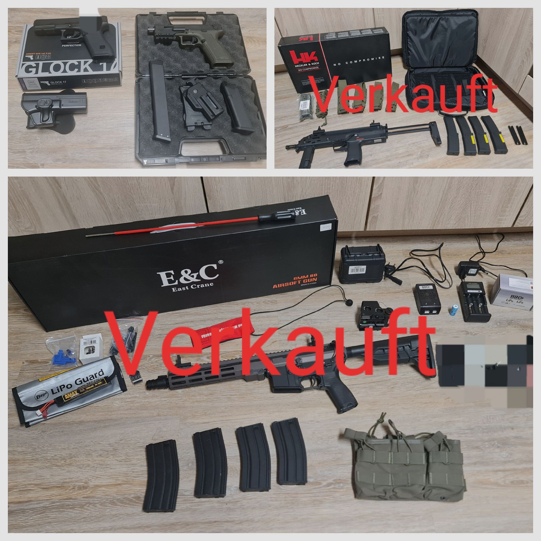 Airsoft Pistole Novritsch SSP18 GBB, VFC Glock 17 Gen5 GBB
