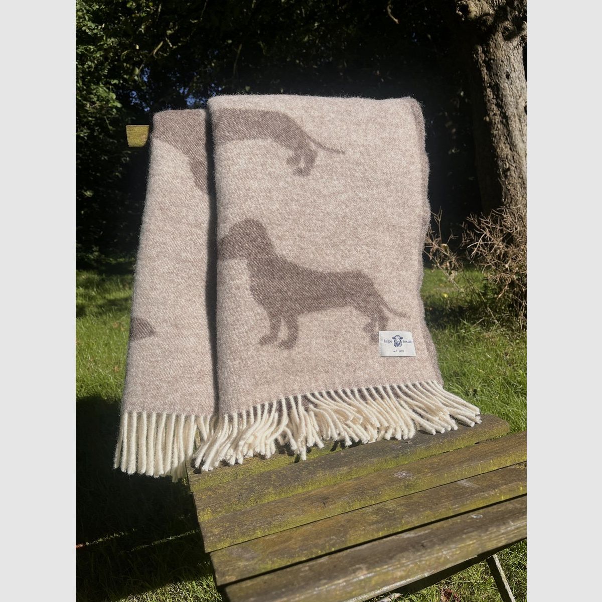 Teckel Plaid braun 130x170 cm, Bild 3 von 4