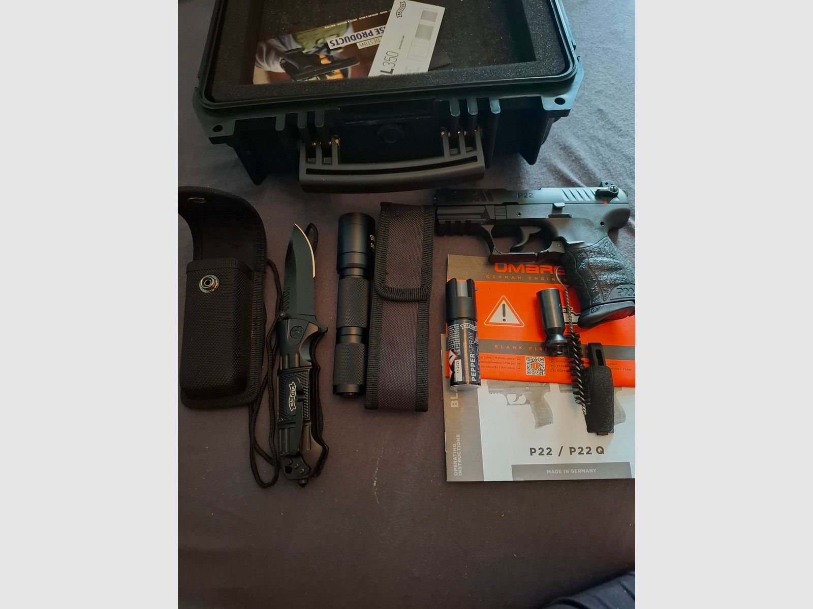 Walther P22 Q Black R2D Set NEUWERTIG 