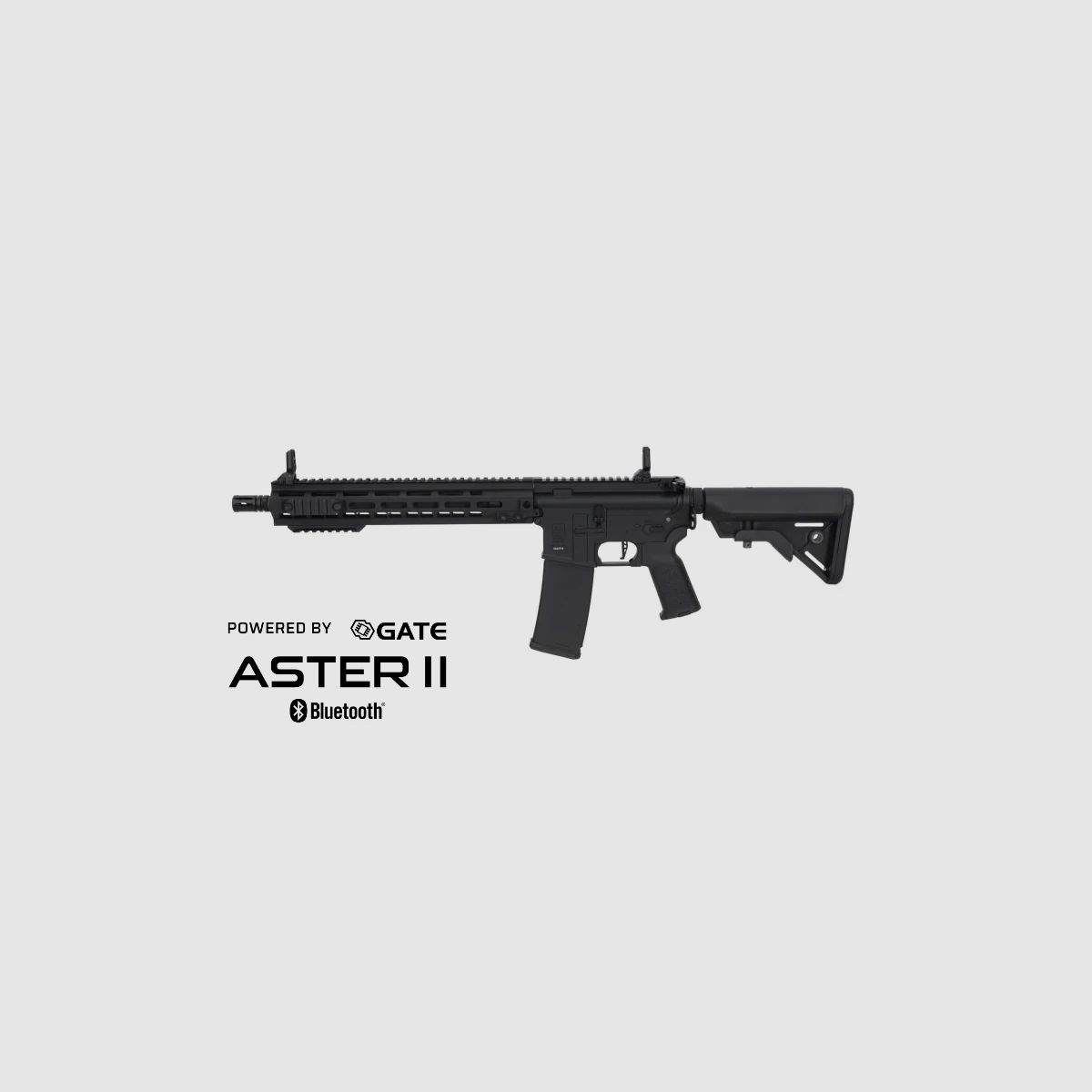 SA M4 URG-I M-LOK 14" (SA-P30 PRIME™ Aster II ETU BLDC™) Rifle Airsoft Libre a partir de 18 - Negro -F-