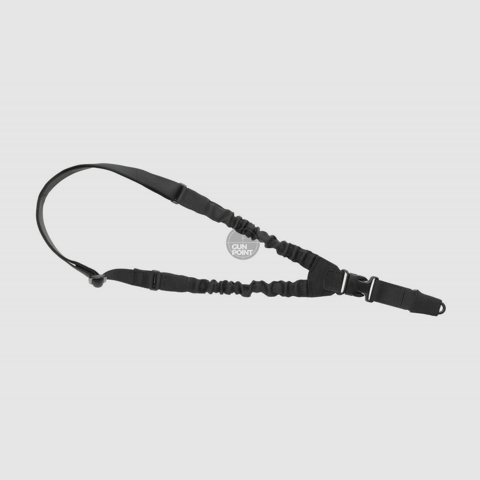 Clawgear One Point Elastic Support Sling Snap Hook-Schwarz