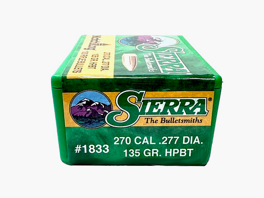 OGIVA SIERRA 270 CAL. 277″ 135GR HPBT MATCHKING