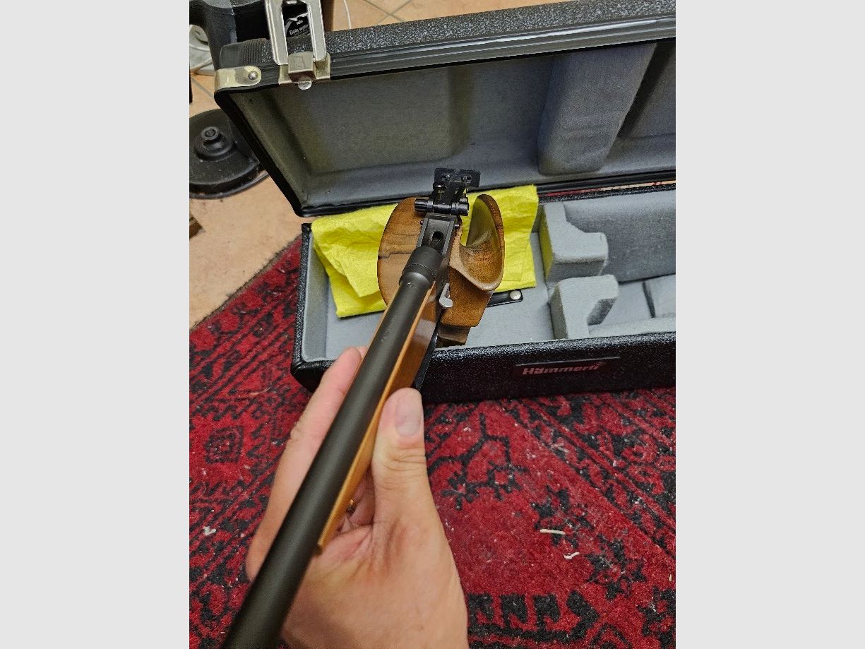 Hämmerli Free Pistol Model 106 in caliber .22 l.r.  Top condition from estate