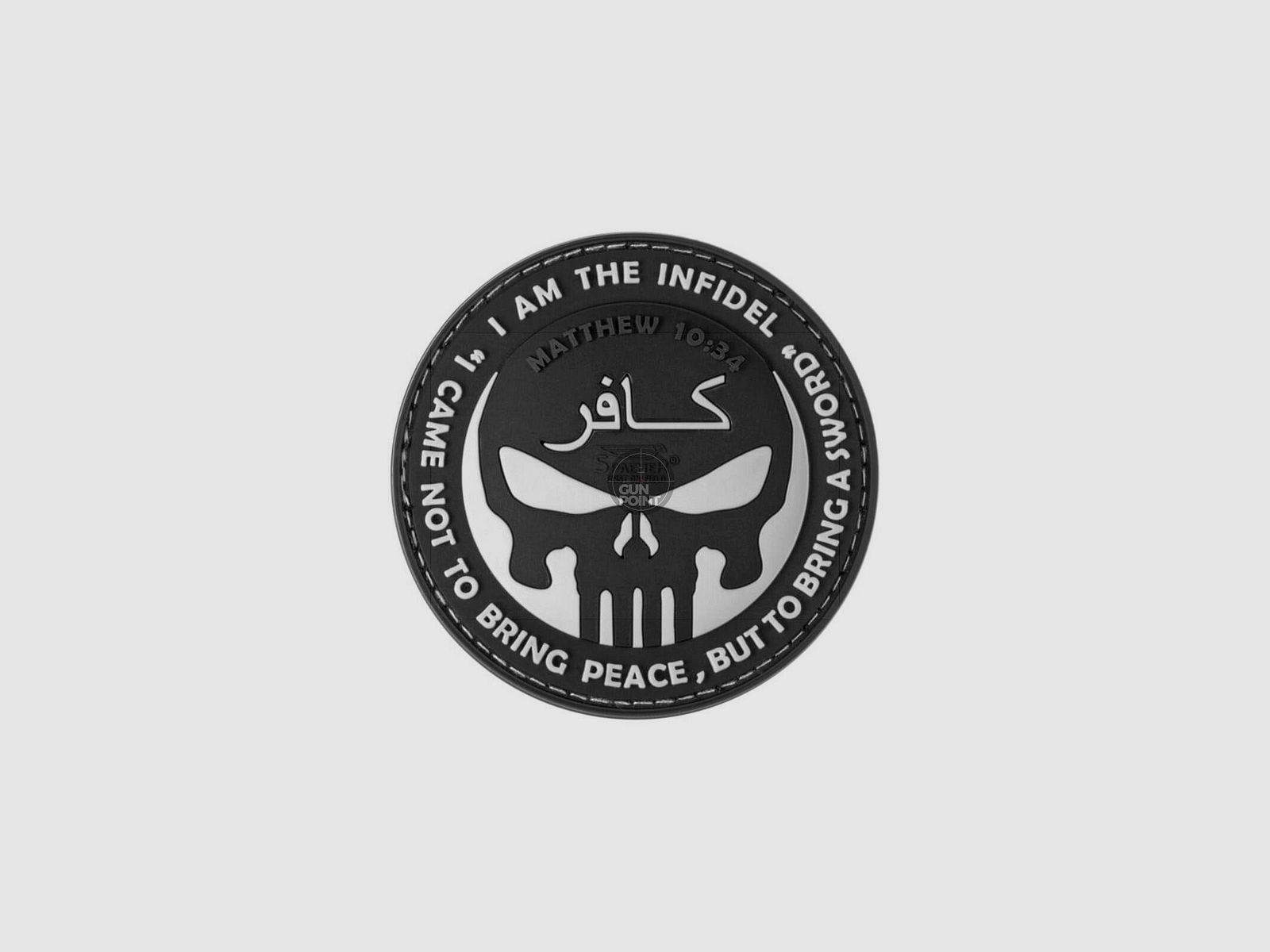 JTG The Infidel Punisher Rubber Patch-Multicolor