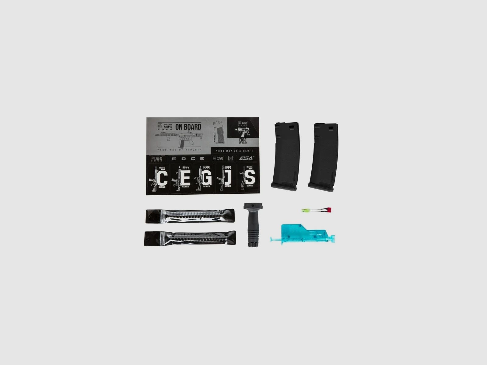 SA Daniel Defense® MK18 Block II (SA-P26 PRIME™ Aster II ETU BLDC™) Rifle Airsoft Libre a partir de 18 - Negro -F-